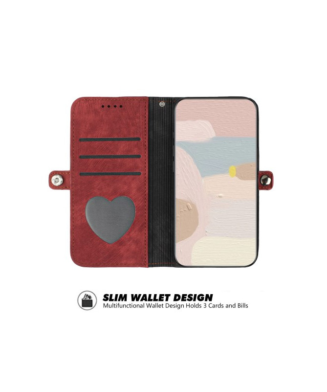 Étui Sony Xperia 10 VI Texturé avec Fonction Portefeuille