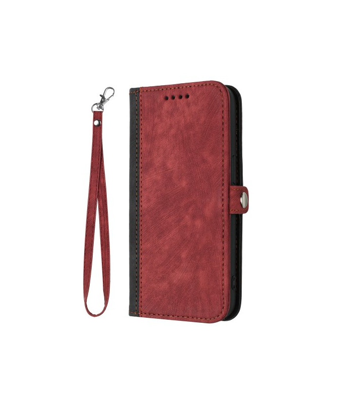 Étui Sony Xperia 10 VI Texturé avec Fonction Portefeuille