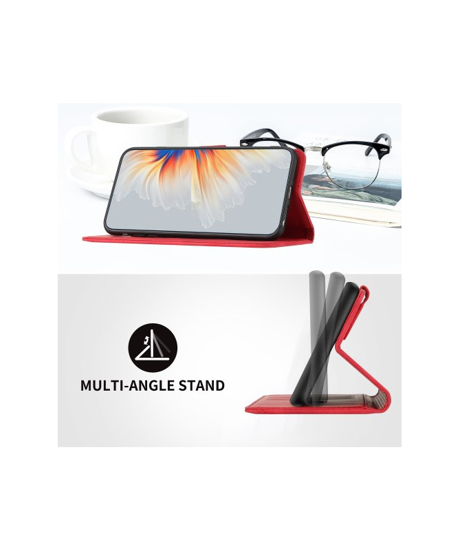 Housse Sony Xperia 10 VI Portefeuille avec Inscription "Smile"