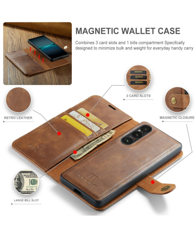 Protection Sony Xperia 1 VI housse et coque détachable 2 en 1