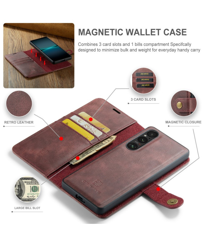 Protection Sony Xperia 1 VI housse et coque détachable 2 en 1