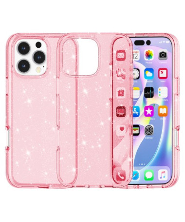 Coque iPhone 16 Pro Max scintillante - Design à paillettes