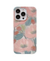 Coque Phone 15 Pro Impression Florale Abstraite, Compatible MagSafe