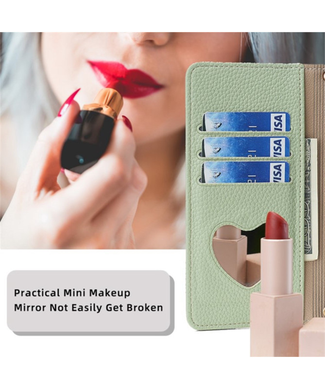 Housse Xiaomi Redmi A3 / Poco C61 Portefeuille en Cuir avec Bandoulièr