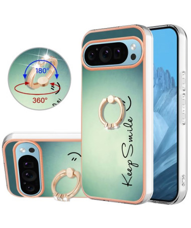 Coque Google Pixel 9 Pro XL avec Anneau Keep Smile