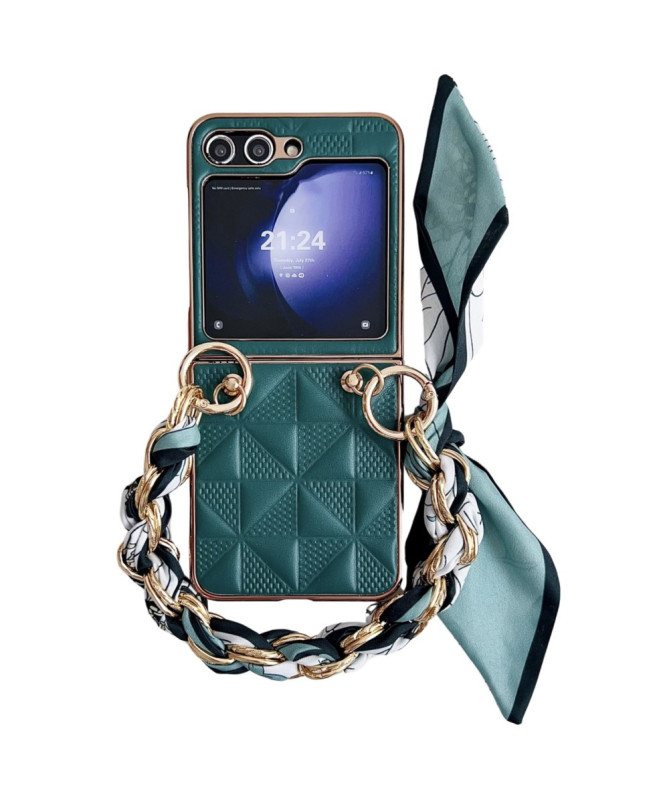 Coque Samsung Galaxy Z Flip 7 FE / Z Flip 6 / Z Flip 5 avec Bracelet R