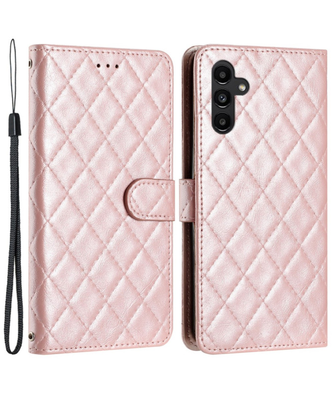 Housse Samsung Galaxy S24 FE Luxe en Simili cuir Matelassé