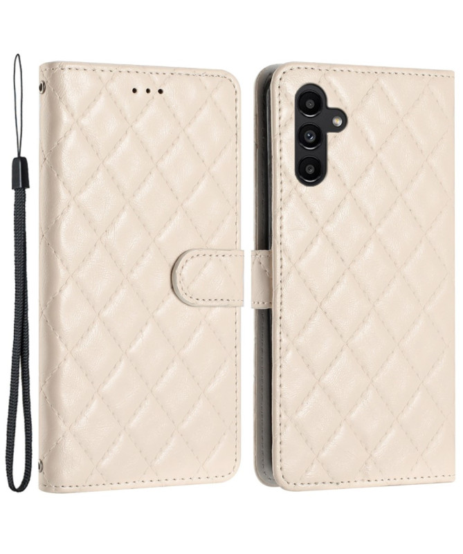 Housse Samsung Galaxy S24 FE Luxe en Simili cuir Matelassé