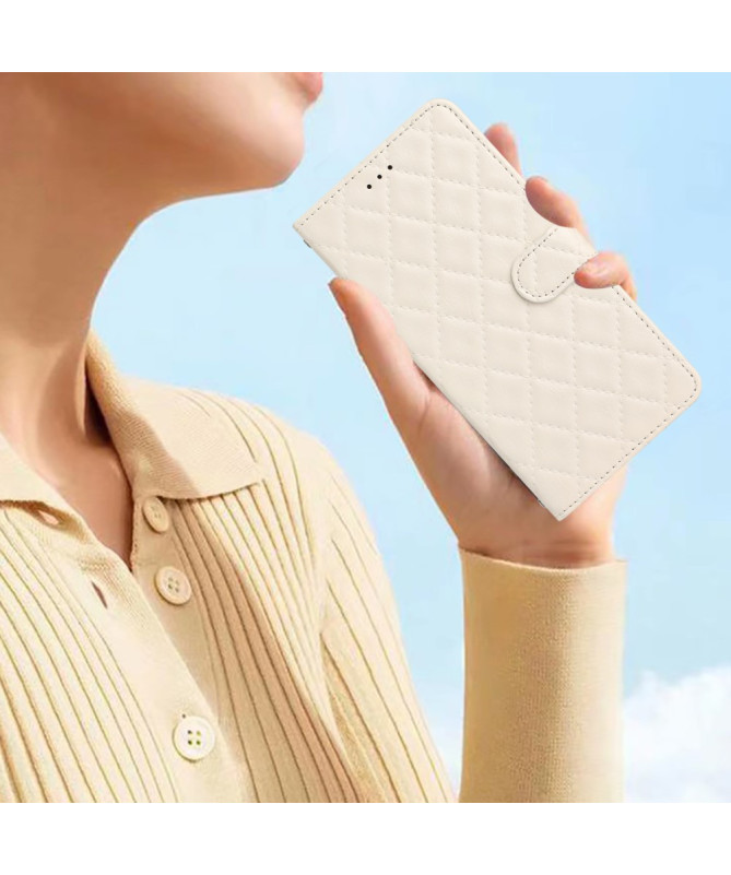 Housse Samsung Galaxy S24 FE Luxe en Simili cuir Matelassé