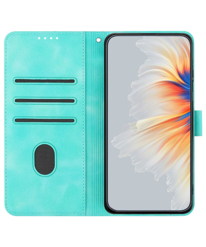 Housse Sony Xperia 10 VI Portefeuille avec Inscription "Smile"