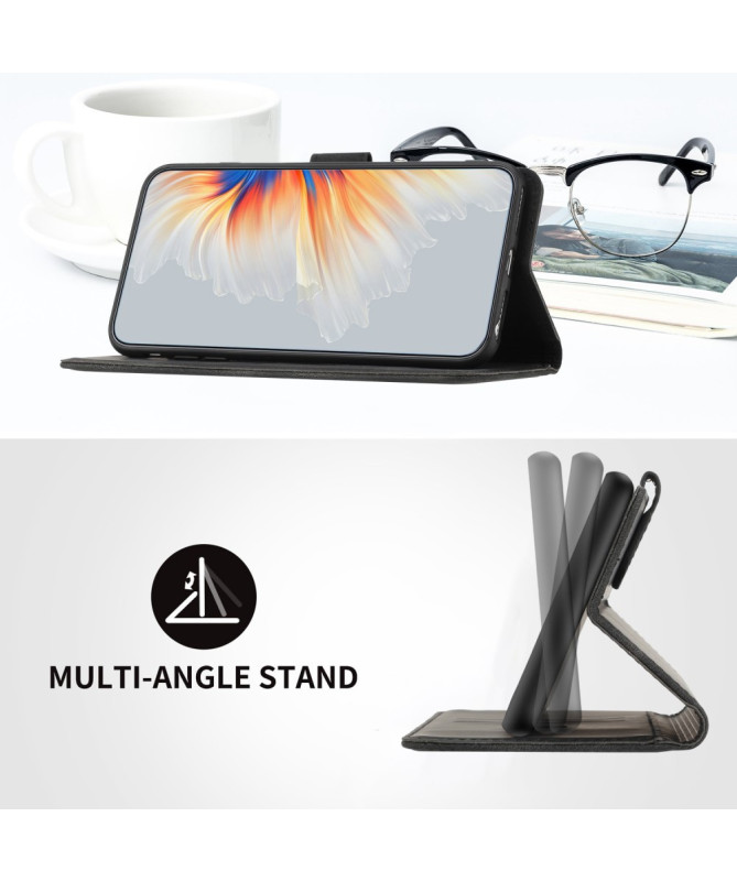 Housse Sony Xperia 10 VI Portefeuille avec Inscription "Smile"