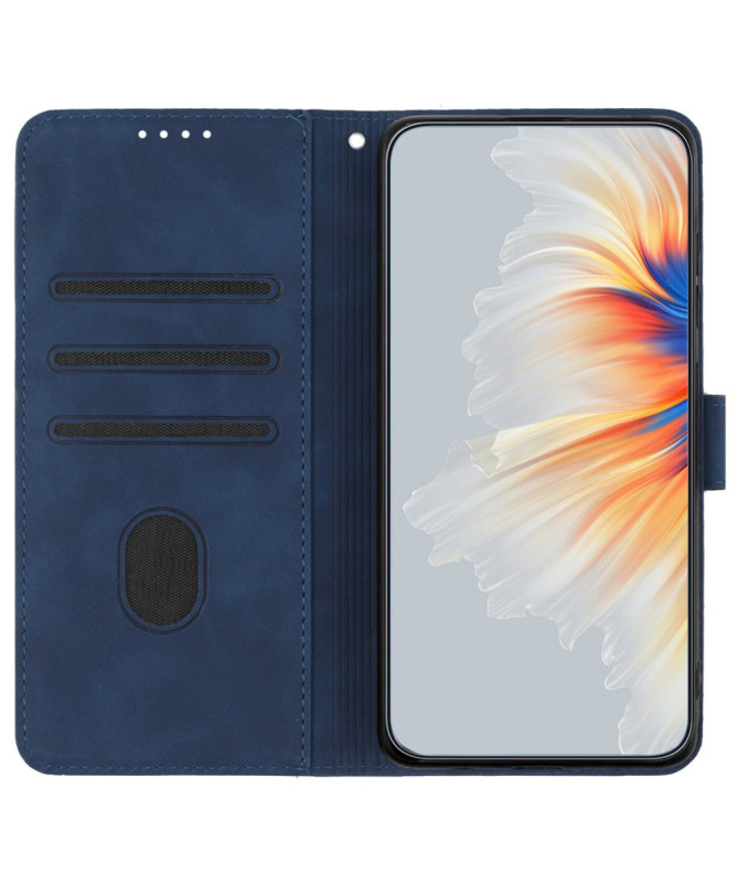 Housse Sony Xperia 10 VI Portefeuille avec Inscription "Smile"