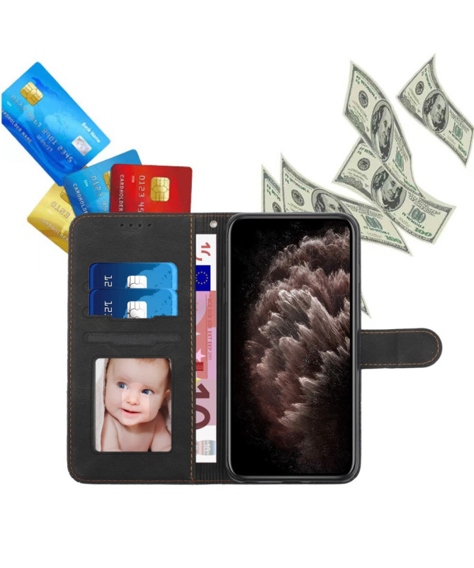 Housse Sony Xperia 10 VI Portefeuille avec Design Rhomboïdal