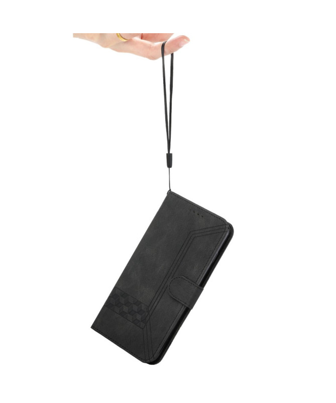 Housse Sony Xperia 10 VI Portefeuille avec Design Rhomboïdal