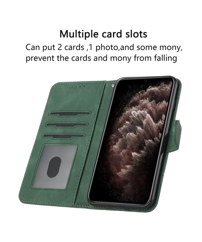 Housse Sony Xperia 10 VI Portefeuille avec Design Rhomboïdal