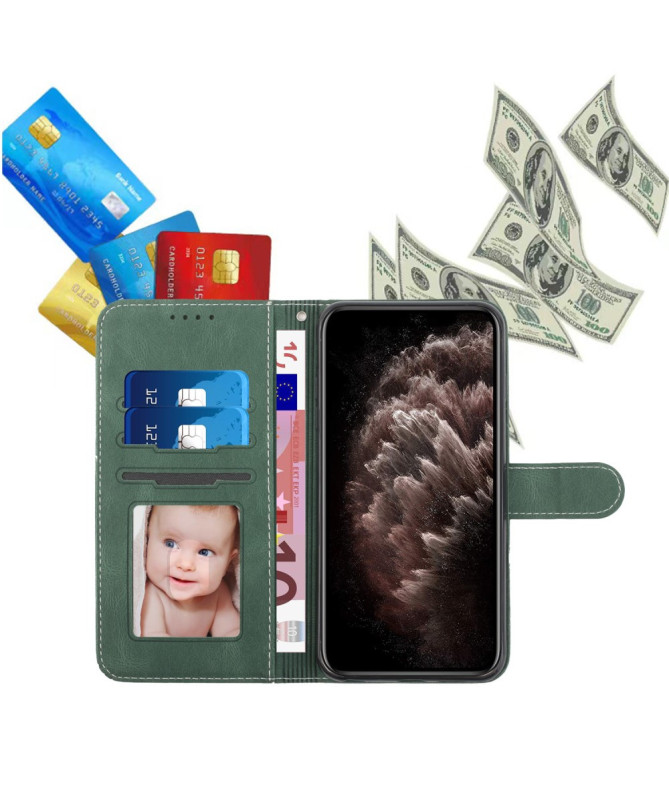 Housse Sony Xperia 10 VI Portefeuille avec Design Rhomboïdal