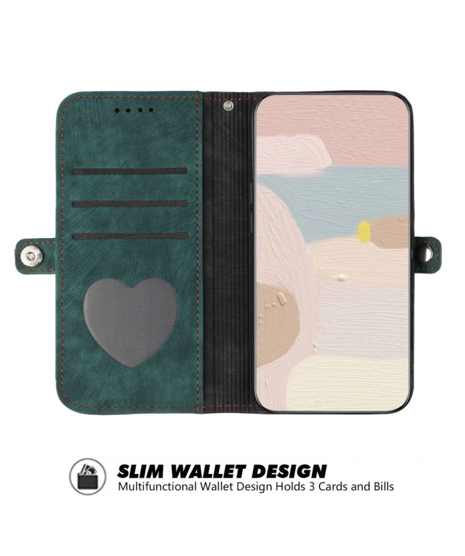 Étui Sony Xperia 10 VI Texturé avec Fonction Portefeuille