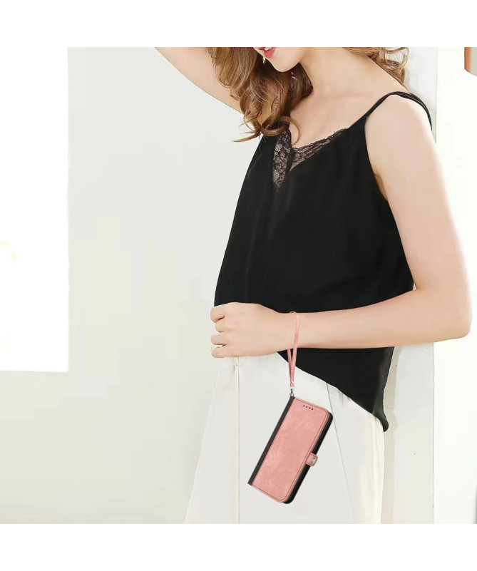 Étui Sony Xperia 10 VI Texturé avec Fonction Portefeuille