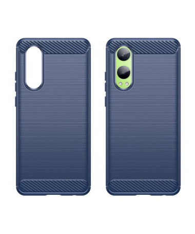 Coque OnePlus Nord CE 4 Lite 5G Effet Brossé - Bleu marine