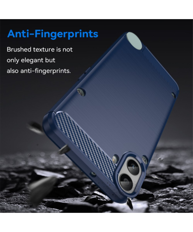 Coque Nothing CMF Phone 1 Effet Brossé avec Texture Carbone