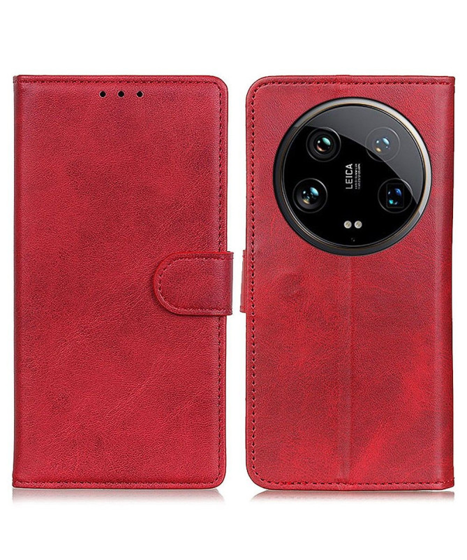 Housse Xiaomi 14 Ultra Marius effet cuir mat