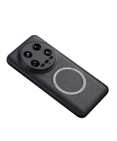 Xiaomi 14 Ultra - Coque effet cuir compatible MagSafe