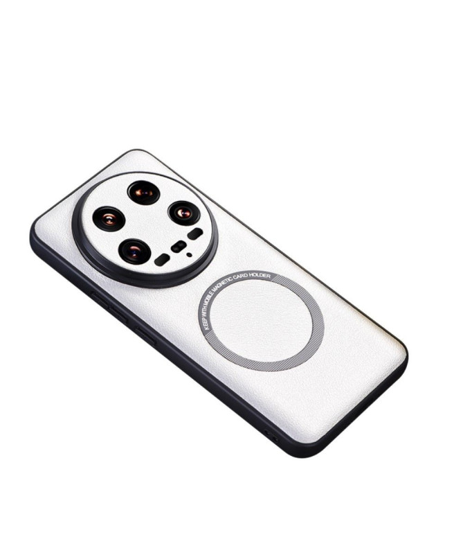 Xiaomi 14 Ultra - Coque effet cuir compatible MagSafe
