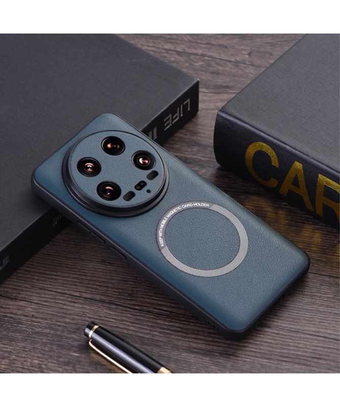 Xiaomi 14 Ultra - Coque effet cuir compatible MagSafe