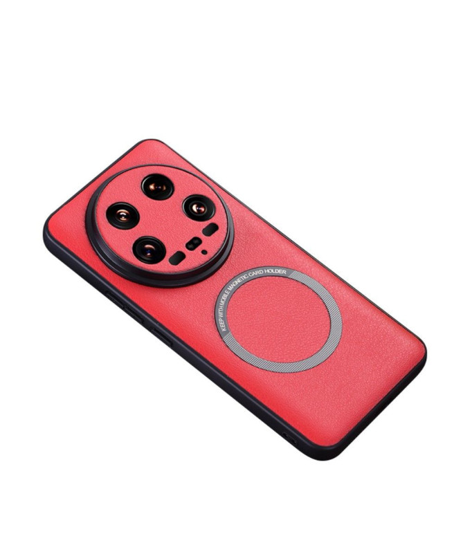 Xiaomi 14 Ultra - Coque effet cuir compatible MagSafe