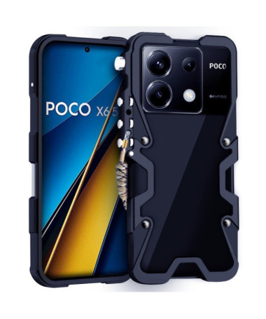 Coque Xiaomi Redmi Note 13 Pro 5G / Poco X6 Bumper de Protection Robuste Bleu marine - photo 4