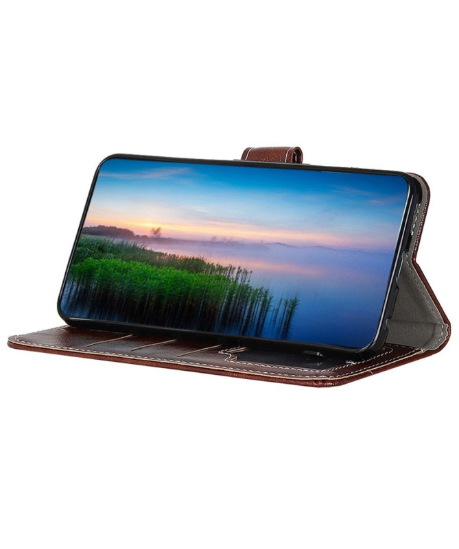 Housse Xiaomi 14 Ultra effet cuir luxueux coutures