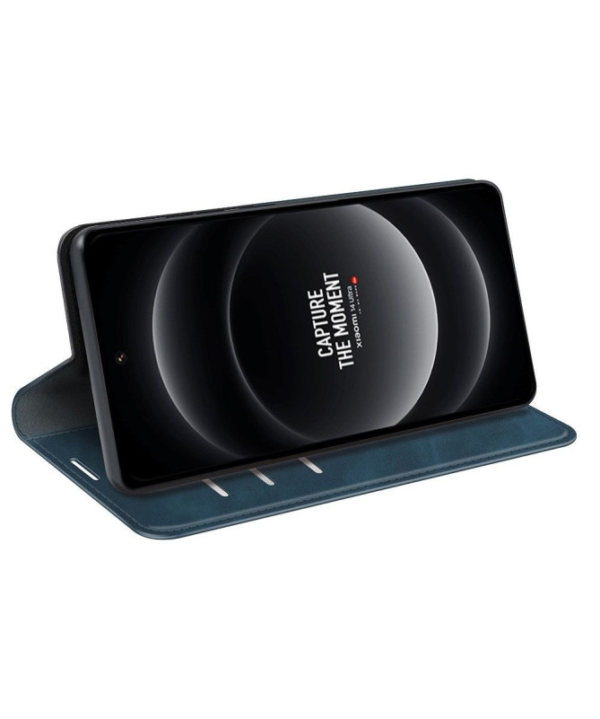 Étui Xiaomi 14 Ultra simili cuir fonction stand