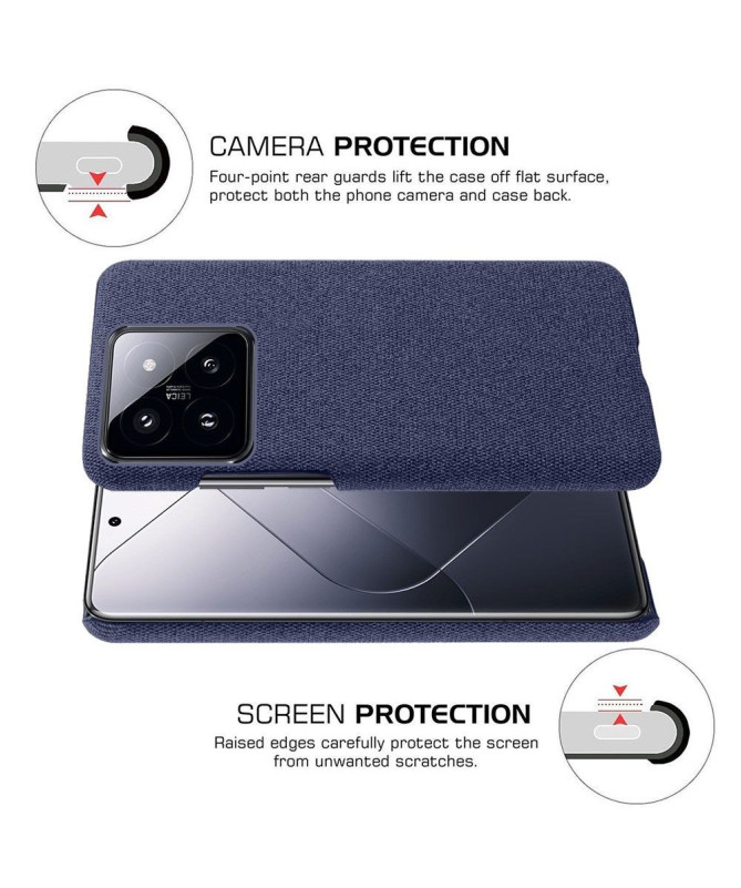 Coque Xiaomi 14 Pro revêtement tissu