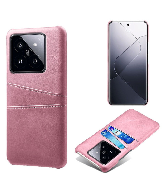 Coque Xiaomi 14 Pro Porte Cartes Simili Cuir Basique