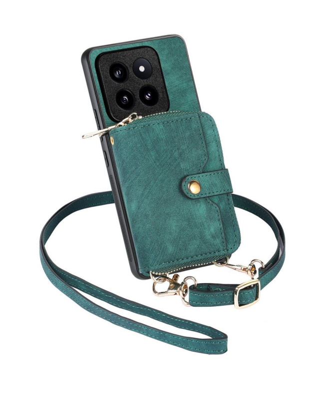 Coque Xiaomi 14 Pro Portefeuille à Cordon