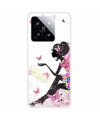 Coque Xiaomi 14 Femme Papillon