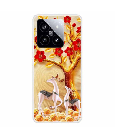 Coque Xiaomi 14 Cerf sika