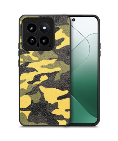 Coque Xiaomi 14 Simili Cuir Camouflage