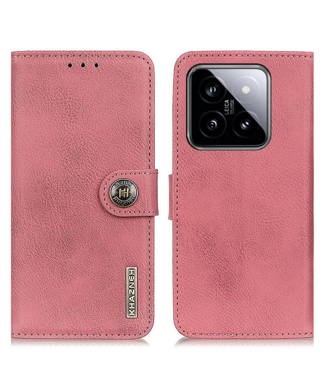 Housse Xiaomi 14 KHAZNEH imitation cuir