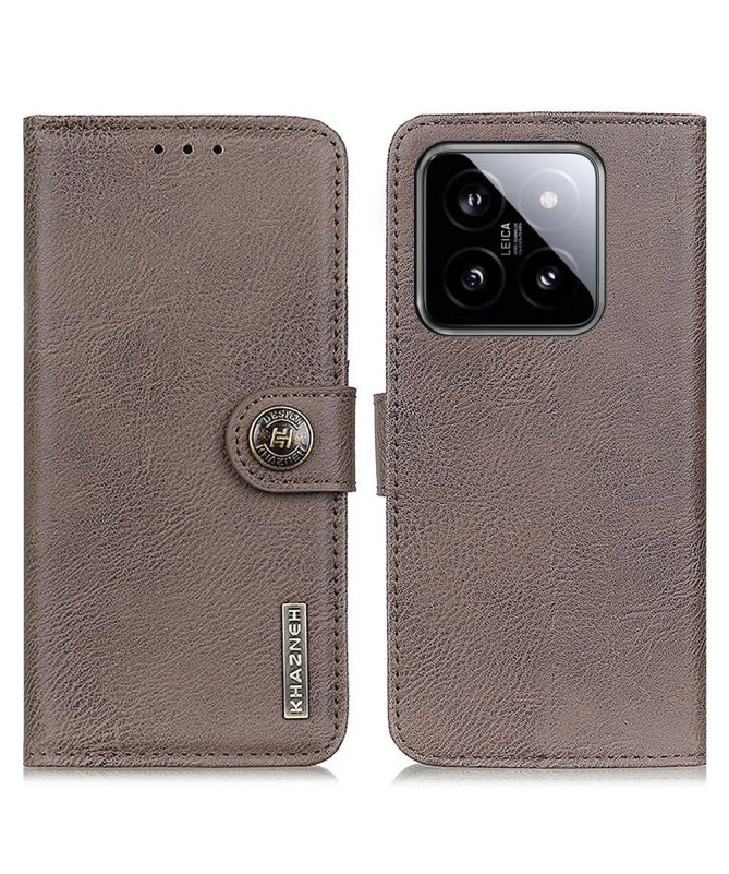 Housse Xiaomi 14 KHAZNEH imitation cuir
