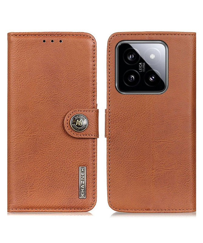 Housse Xiaomi 14 KHAZNEH imitation cuir