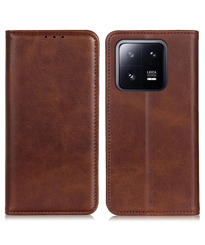 Housse Xiaomi 14 Simone Flip simili cuir vieilli