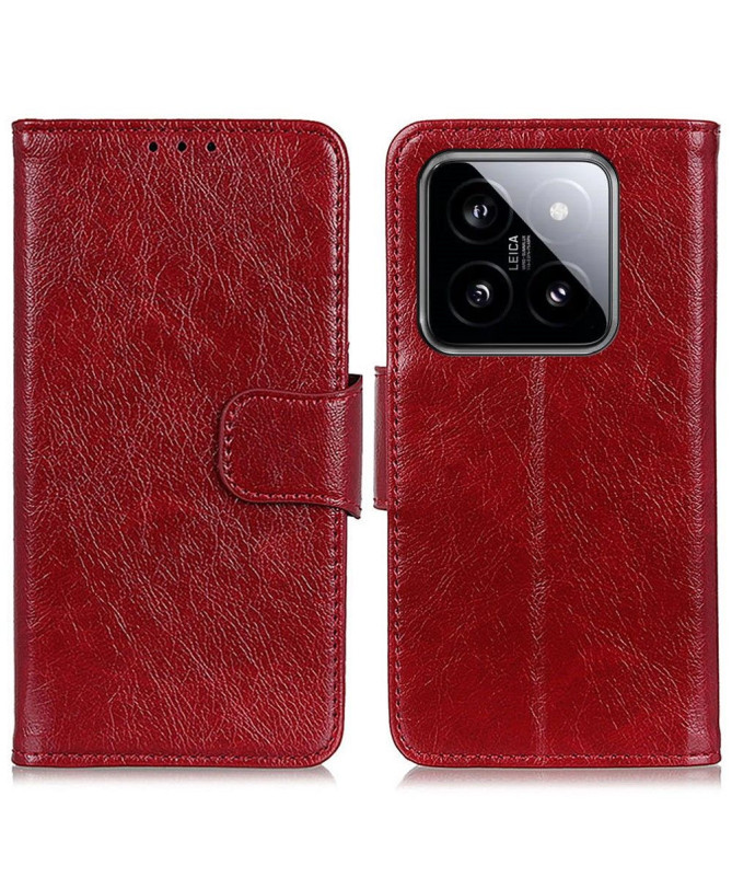 Housse Xiaomi 14 Style Cuir Vieilli