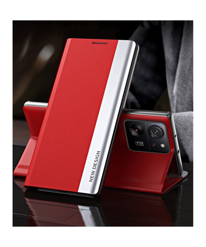 Flip Cover Xiaomi 13T / 13T Pro Business effet cuir Magnet