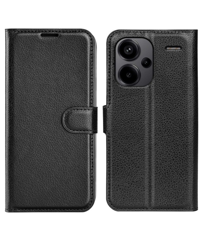 Housse Xiaomi Redmi Note 13 Pro Plus 5G portefeuille style cuir