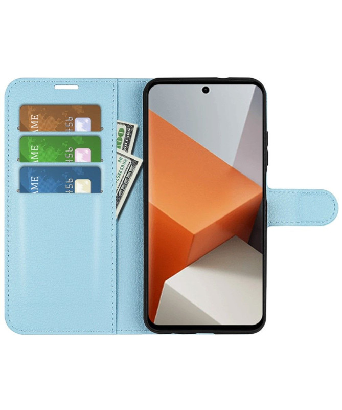 Housse Xiaomi Redmi Note 13 Pro Plus 5G portefeuille style cuir