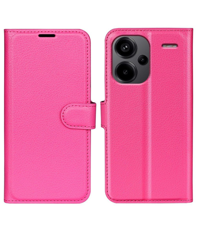 Housse Xiaomi Redmi Note 13 Pro Plus 5G portefeuille style cuir