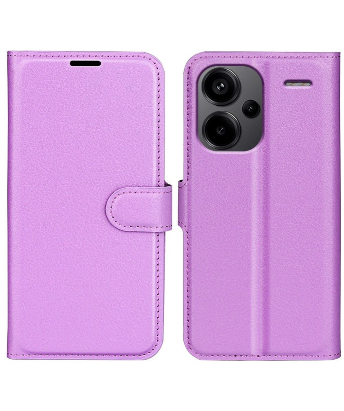 Housse Xiaomi Redmi Note 13 Pro Plus 5G portefeuille style cuir