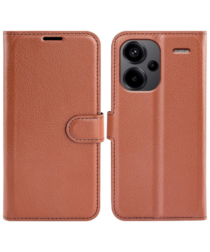 Housse Xiaomi Redmi Note 13 Pro Plus 5G portefeuille style cuir