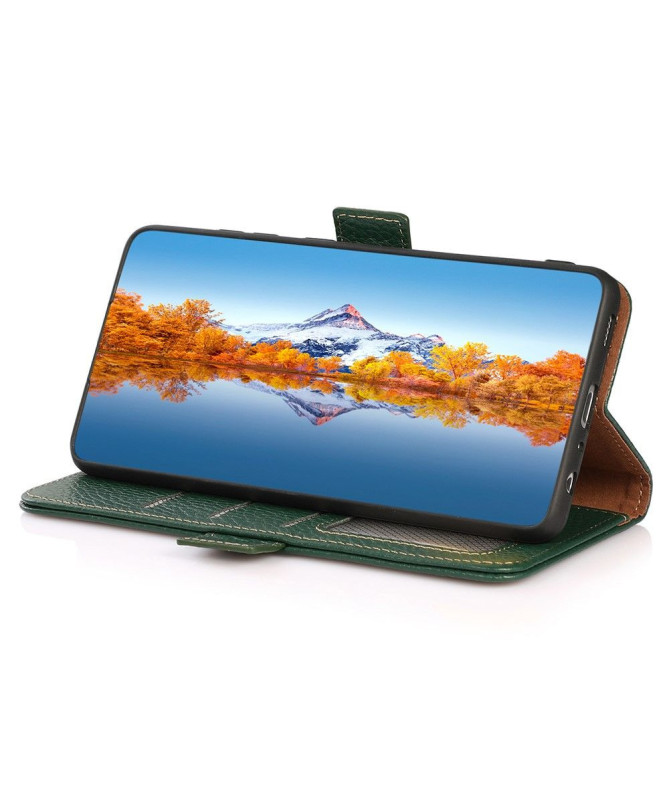 Housse Xiaomi Redmi Note 13 Pro Plus 5G Cuir Grainé KHAZNEH